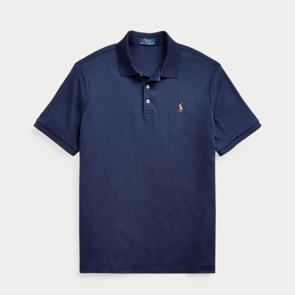 Polo Ralph Lauren Men Blue Classic-Fit Soft Pony Logo Short-Sleeve Shirt XXL